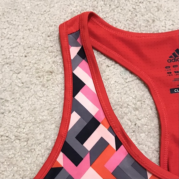 🆕🔥ADIDAS SO CUTE CLIMA LITE MUTICOLORED TANK!!SUPER SILKY&VERY SOFT&COMFY!! - Picture 3 of 16